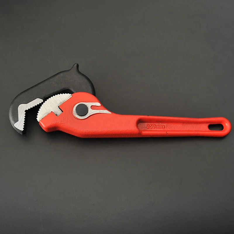 10" 250mm Heavy Duty Quick Pipe Wrenches Large Opening Universal