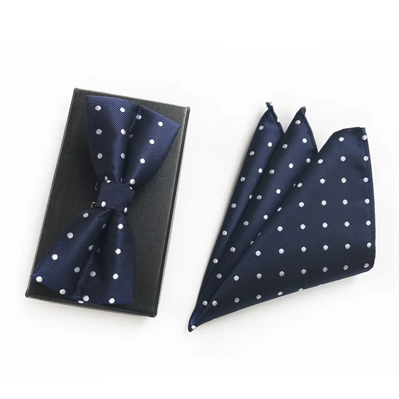 Мужской модный галстук-бабочка набор жаккардовый тканый галстук-галстук набор уникальный галстук-бабочка узел бабочка с карманом квадратный