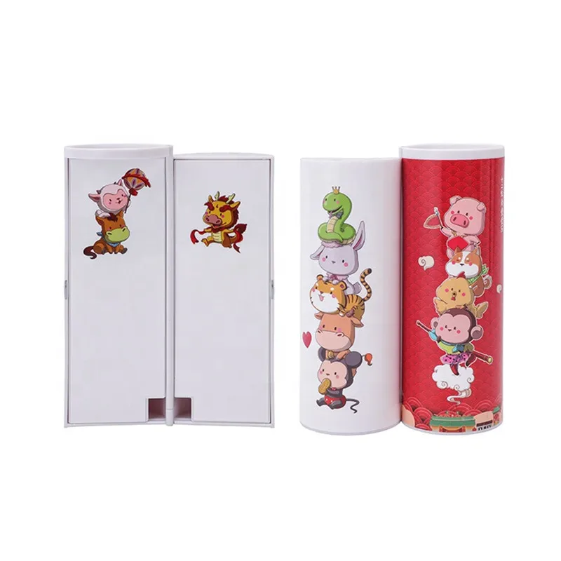 

Pencil Case Stationery Box Pen Holder High Tech Multifunction Japanese School Pencil Bag With Calculator Mirror Large Capacity