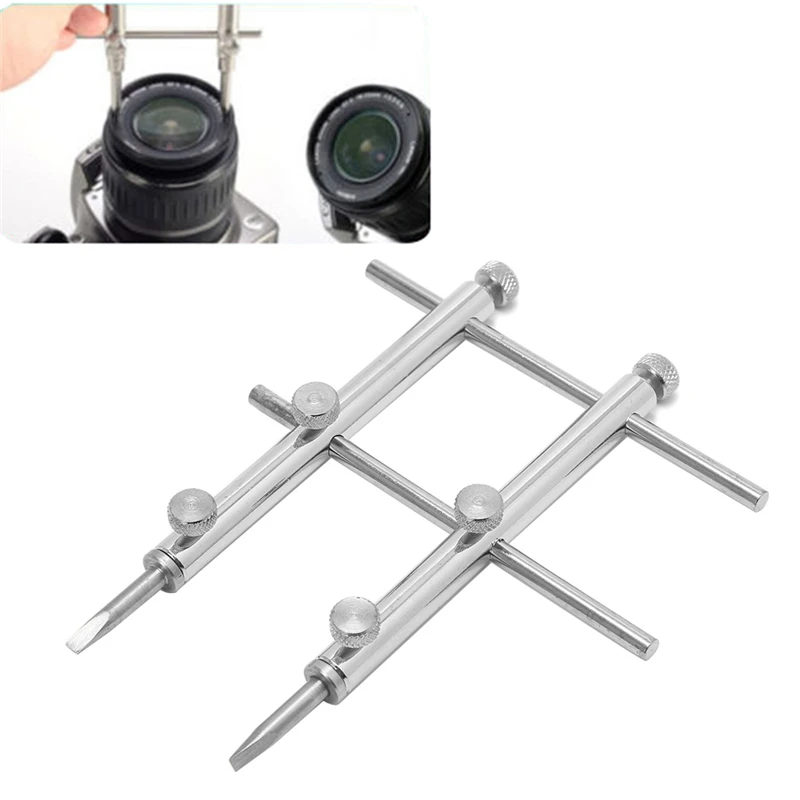 

OOTDTY Lens Accessories 10-130MM Portable Pro DSLR Lens Spanner Wrench Opening Tool For Camera Repair Dropshipping