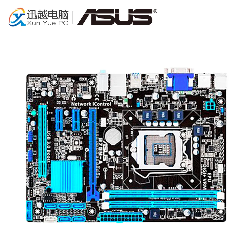 

Asus B75M-A Desktop Motherboard B75 Socket LGA 1155 i3 i5 i7 DDR3 16G SATA3 USB3.0 Micro ATX On Sale