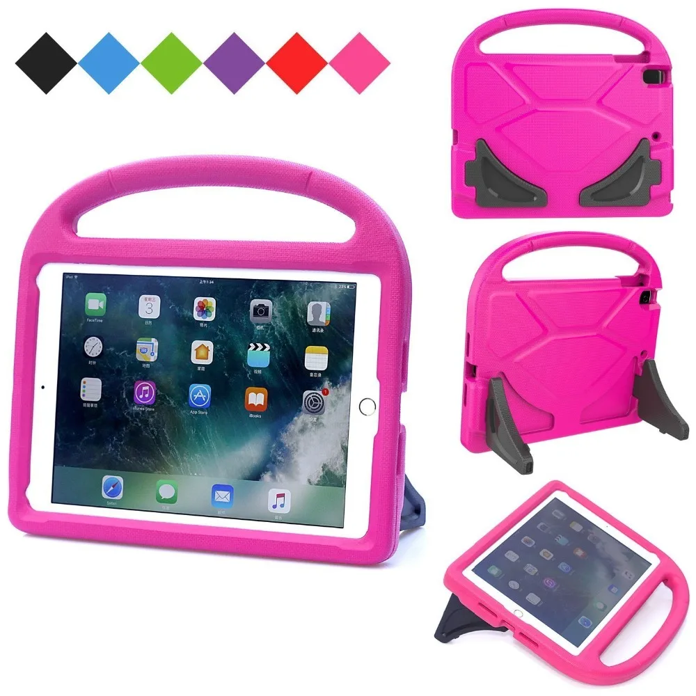 

Shockproof Case for Apple iPad 9.7 2017 2018 Kids Children Safe EVA Silicon Case for iPad 9.7 2017 A1822 A1823 Funda Cover Cases