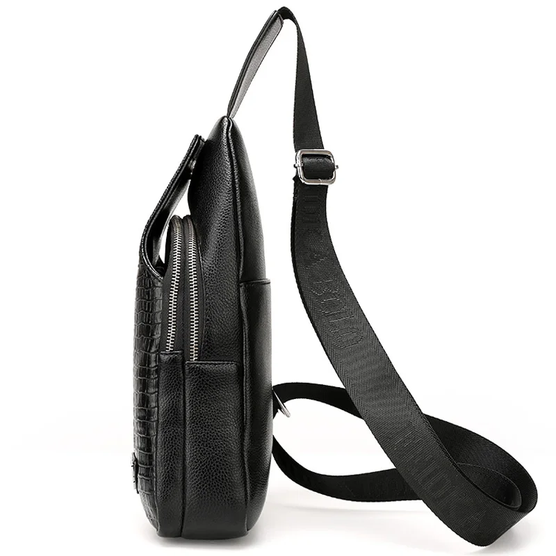 Feidikabolo 3d التمساح الرجال الصدر حزمة جلد رجل crossbody حقائب الكتف السفر حقيبة الظهر حقيبة الظهر الرجال مخلب محفظة Feidikabolo 3d التمساح الرجال الصدر حزمة جلد رجل crossbody حقائب الكتف السفر حقيبة الظهر حقيبة الظهر الرجال مخلب محفظة