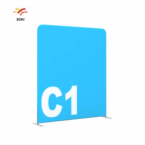 

Custom 10ft exhibition stand tension fabric stand for trade show display