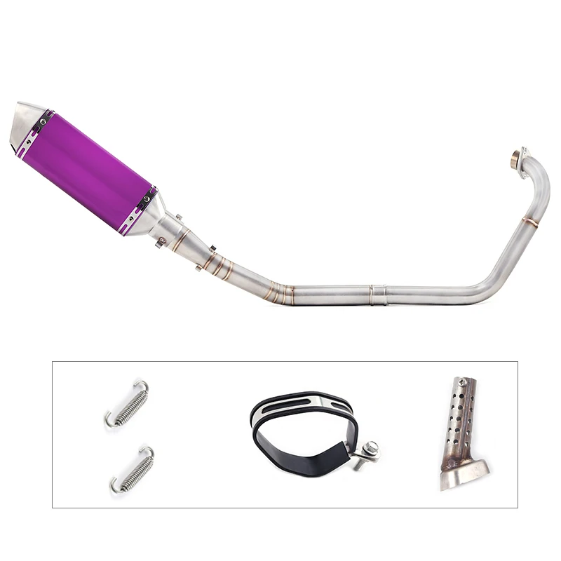 

R15 YZF-R15 MT15 Motorcycle Full System Exhaust Muffler Escape Modified Link Pipe Slip-On For yamaha R15 2008-2017