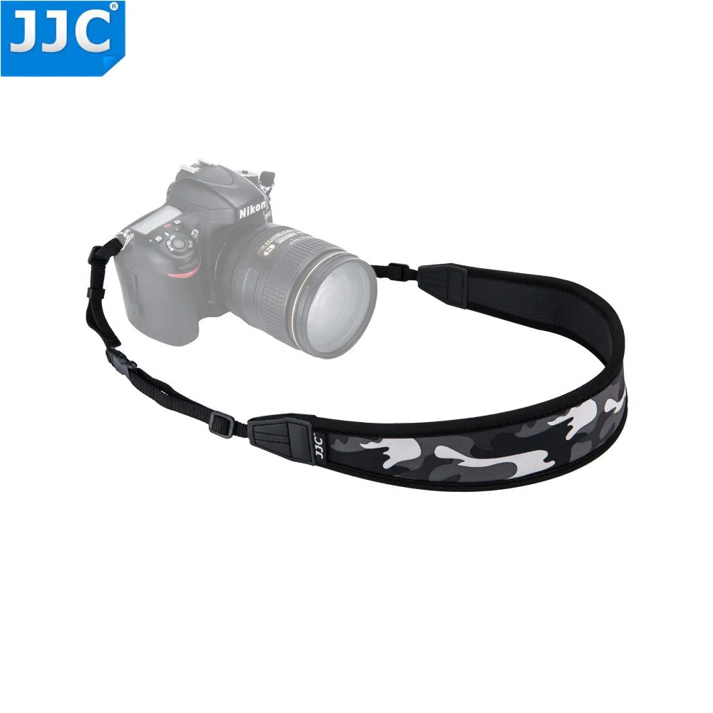 JJC Quick Release шеи широкий ремень анти-скольжения DSLR камеры плеча шеи ремни для Canon Nikon sony Pentax Sansung - Цвет: Camouflage gray