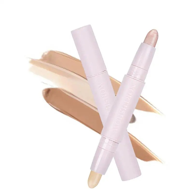 LEARNEVER 1p Double Head Concealer Pen Pro Face Foundation Makeup