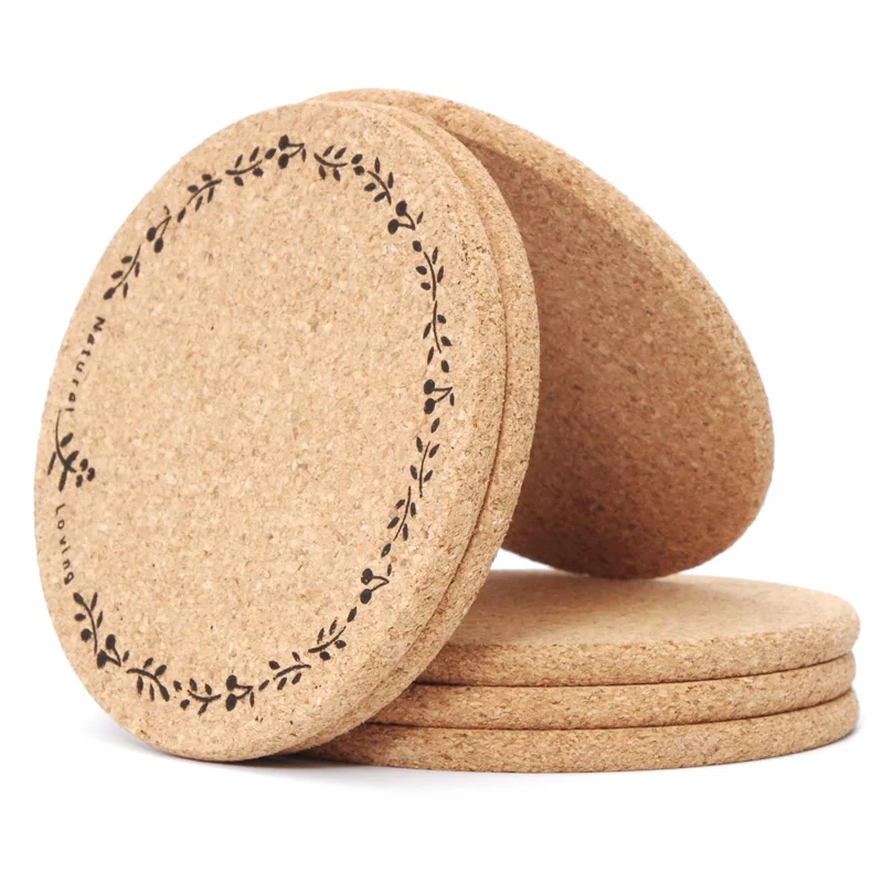 Retro Style Cork Drink Coaster Coffee Cup Mat Tea Mug Pad Placemat Non