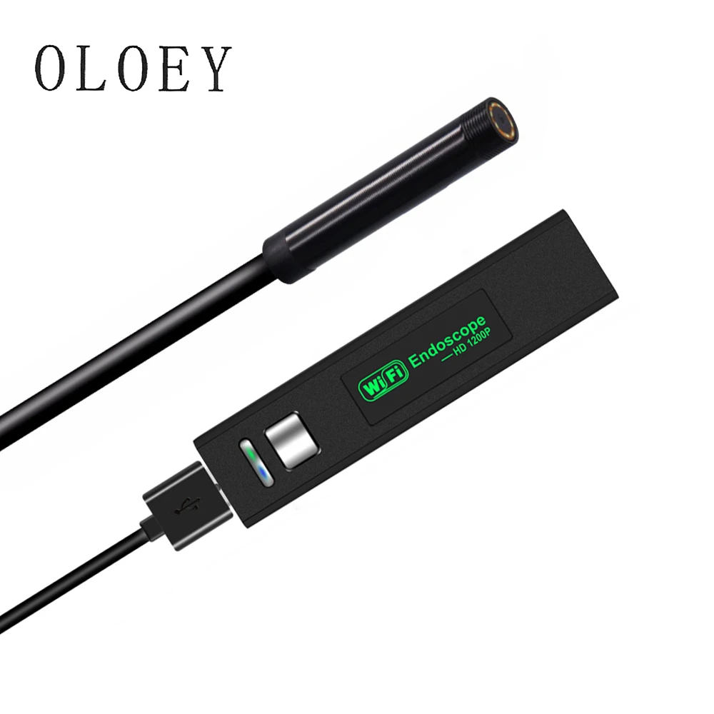 HD Endoscope 1080P Mini Wifi Camera For Android For Iphone Borescope
