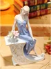 Porcelain Girl Statuette Ceramic Belle Figure Handicraft Ornament Accessories Furnishing for Home Decor and Valentine's Day Gift ► Photo 3/6
