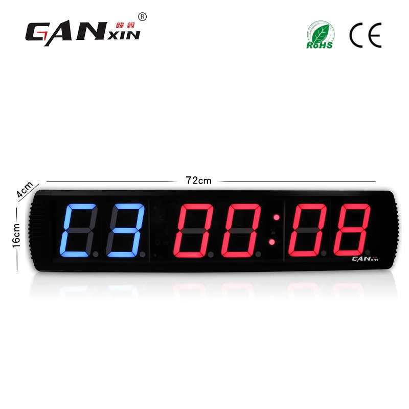 

free shipping 4inch GYM Crossfit Timer LED Interval Timer Training Time And Rest Time Alternate CountdownCount up As A Stopwatch