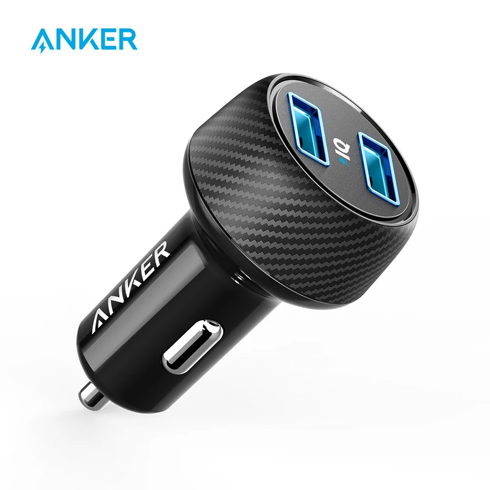 Anker 24W Car Charger 2 Port 4.8A Ultra Compact PowerDrive 2 Elite with