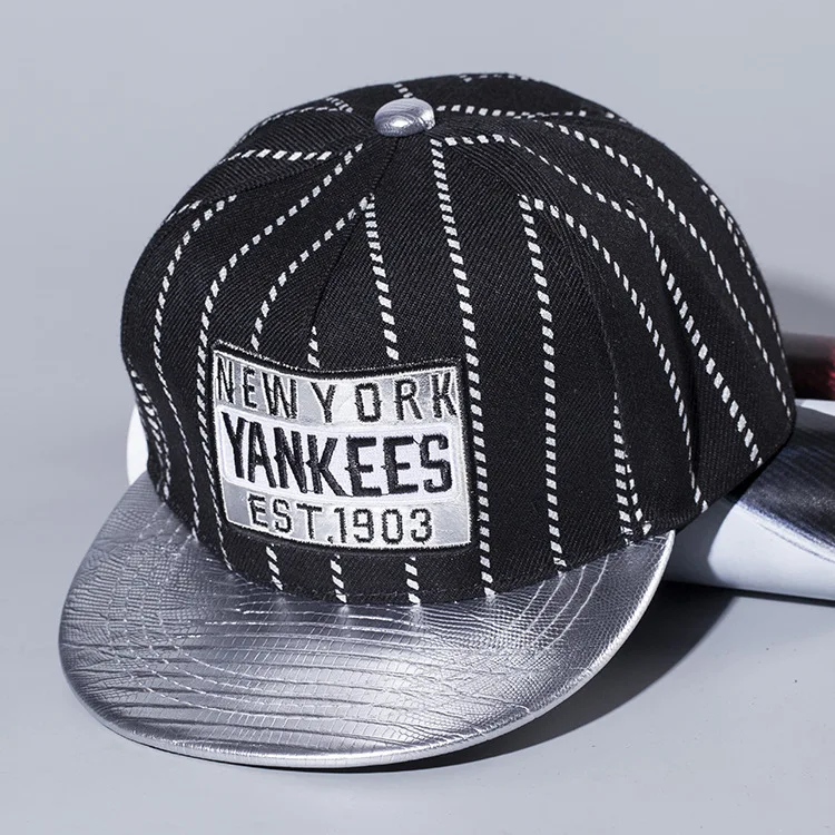 Новая брендовая хип-хоп кепка в полоску с надписью YO RK, детская хип-хоп кепка для мальчиков и девочек, хип-хоп кепка