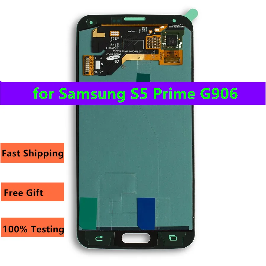 

Original Screen Replacement for Samsung Galaxy S5 Prime LCD Display Touch Screen Digitizer Assembly G906S G906L G906K