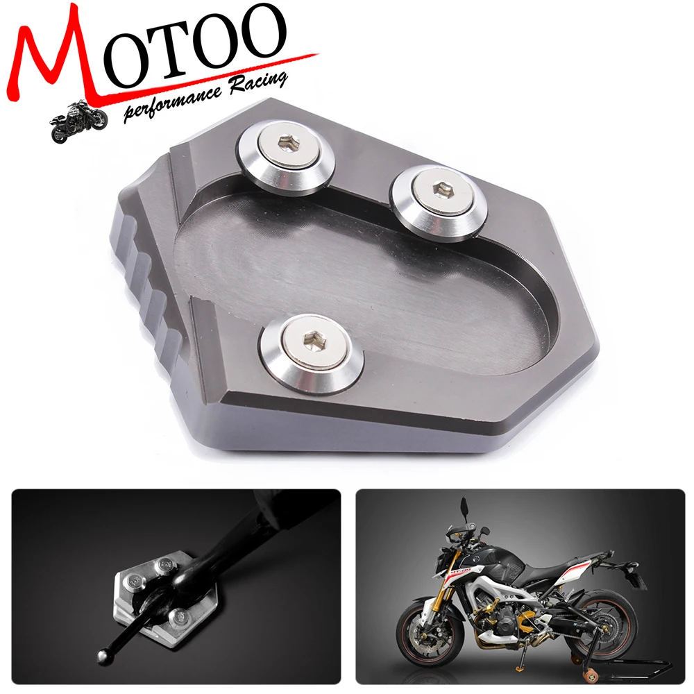 Aluminum Motorcycle Side Stand Pad Enlargement Plate Kickstand