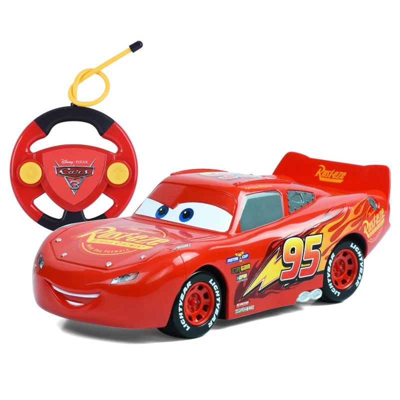 Disney Pixar Cars 3 22cm RC Cars Lighting McQueen Jackson Storm Cruz Ramirez Remote Control Plastic