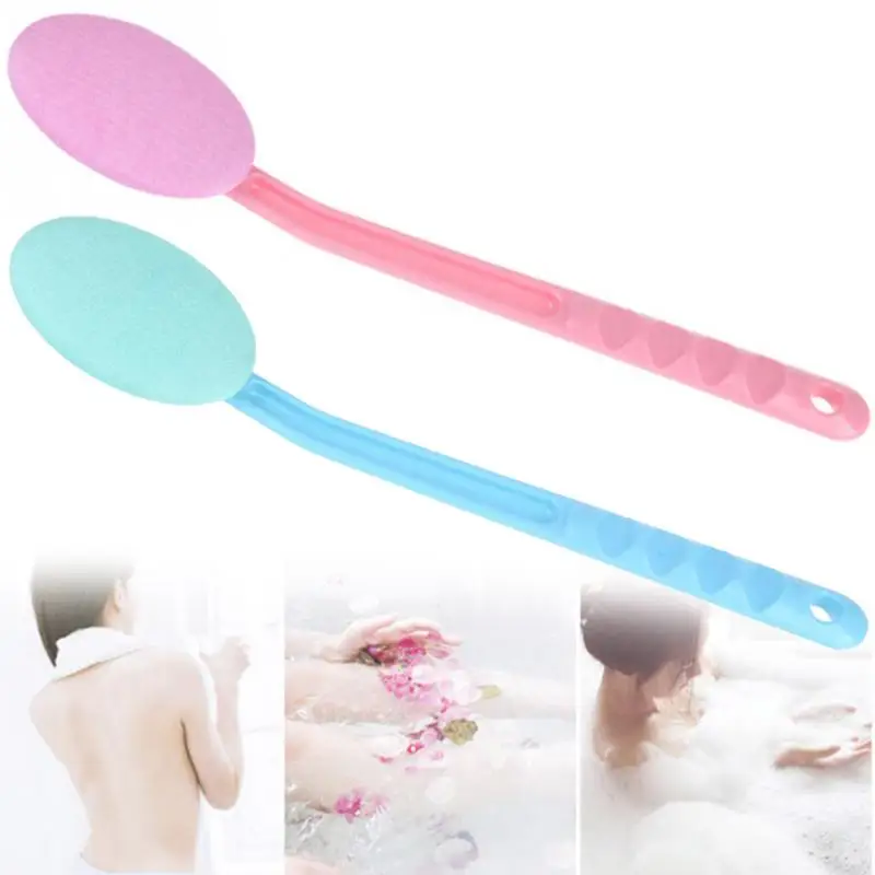 Bath Brush Long Handle Scrubber Skin Massage Brush Feet Rubbing Body