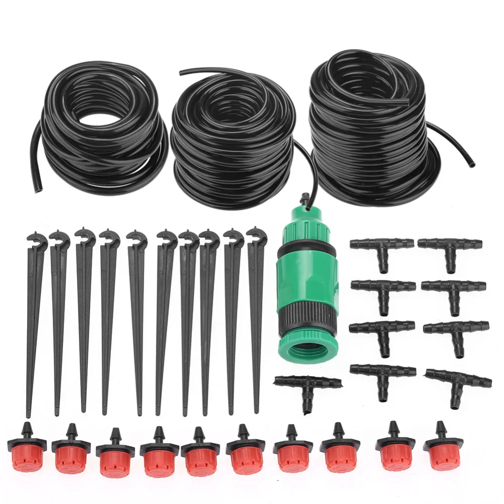 Garden Lawn Greenhouse Micro Irrigation System Kit Plants Watering Hose