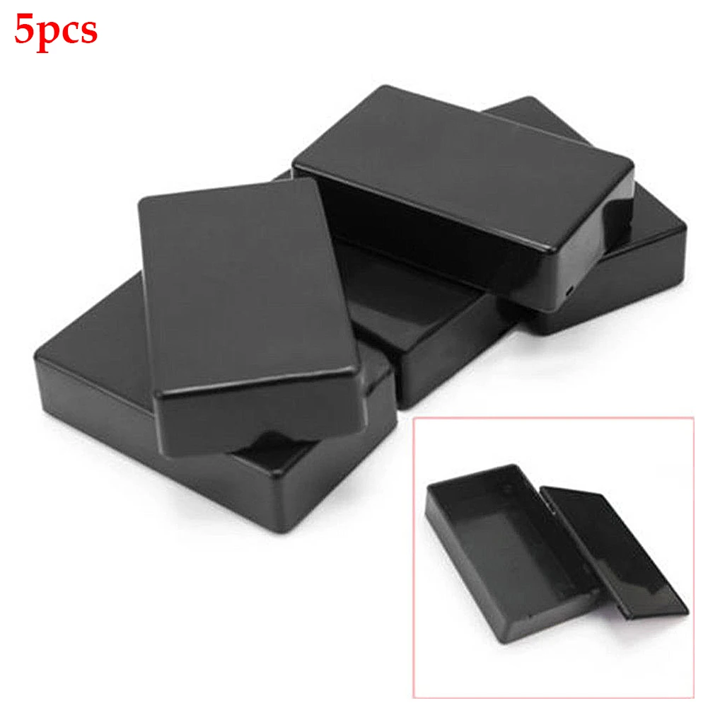 

5Pcs Instrument Case Junction Box Electronic Project Enclosure Shell Monitoring Waterproof ABS Cable Tool Power Indoor Outdoor