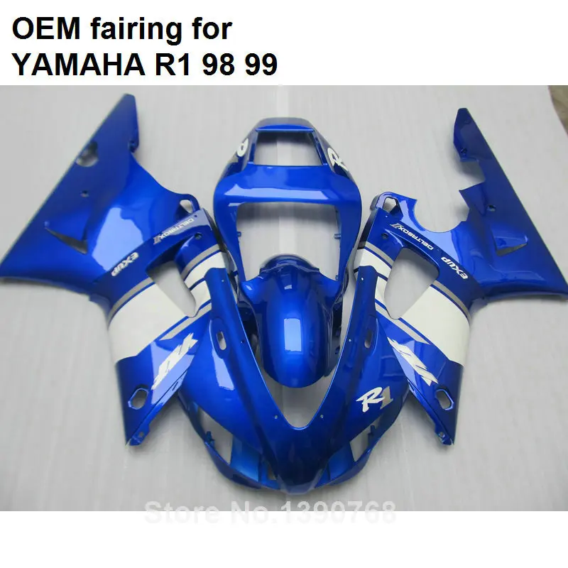 Бесплатная 7 подарков Обтекатели для Yamaha литье под давлением YZF R1 1998 1999 набор