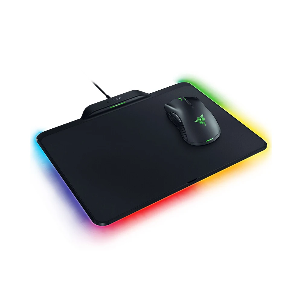 Razer Mamba Hyperflux Беспроводная игровая мышь 16000 dpi 5G Оптический сенсор 450 ips+ Firefly Hyperflux коврик для мыши комплект