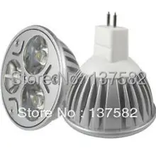 DHL EMS высокой мощности с регулируемой яркостью MR16 3x3 W 9 W Светодиодный прожектор лампы CREE светодиодный DC12V свет точечная лампа