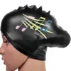 Long hair Swimming Cap for Women Extra Large Rubber Silicone Waterproof Girls Swim Pool Hat Equipment Professional Diving Caps ► Photo 3/6