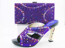 SG16-101Fashion Italienische Frau Passenden Schuhe Und Tasche Set Für Party, Hochwertige Schuhe Und Taschen für Hochzeit