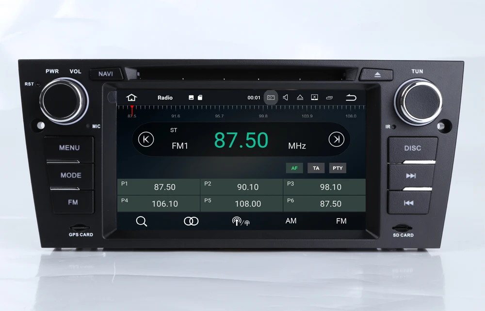 Top HIRIOT Car Android 7.1 Stereo DVD GPS Player For BMW E90 E91 E92 E93 SAT NAVI Radio RDS BT Mirror link Wifi/4G 2G Ram Free Ship 3