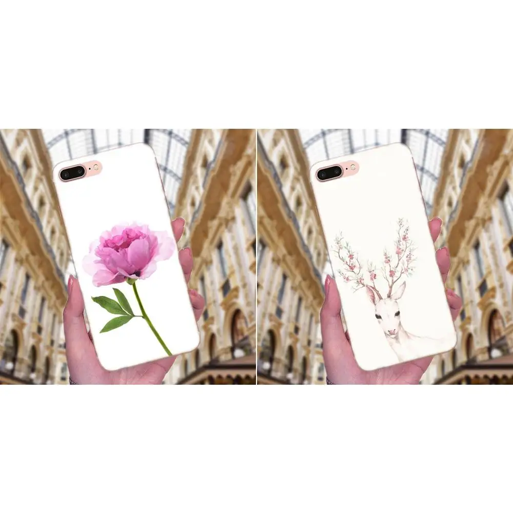 Розовый пион красная роза фламинго для LG Nexus 5 5X G2 G3 mini spirit G4 G5 G6 K4 K7 K8 K10 2017 V10 V20 V30