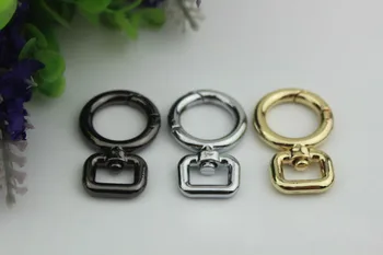 

10pcs/lot Luggage hardware accessories hook inside diameter 5 points 1.2 cm open spring coil connection button open ring