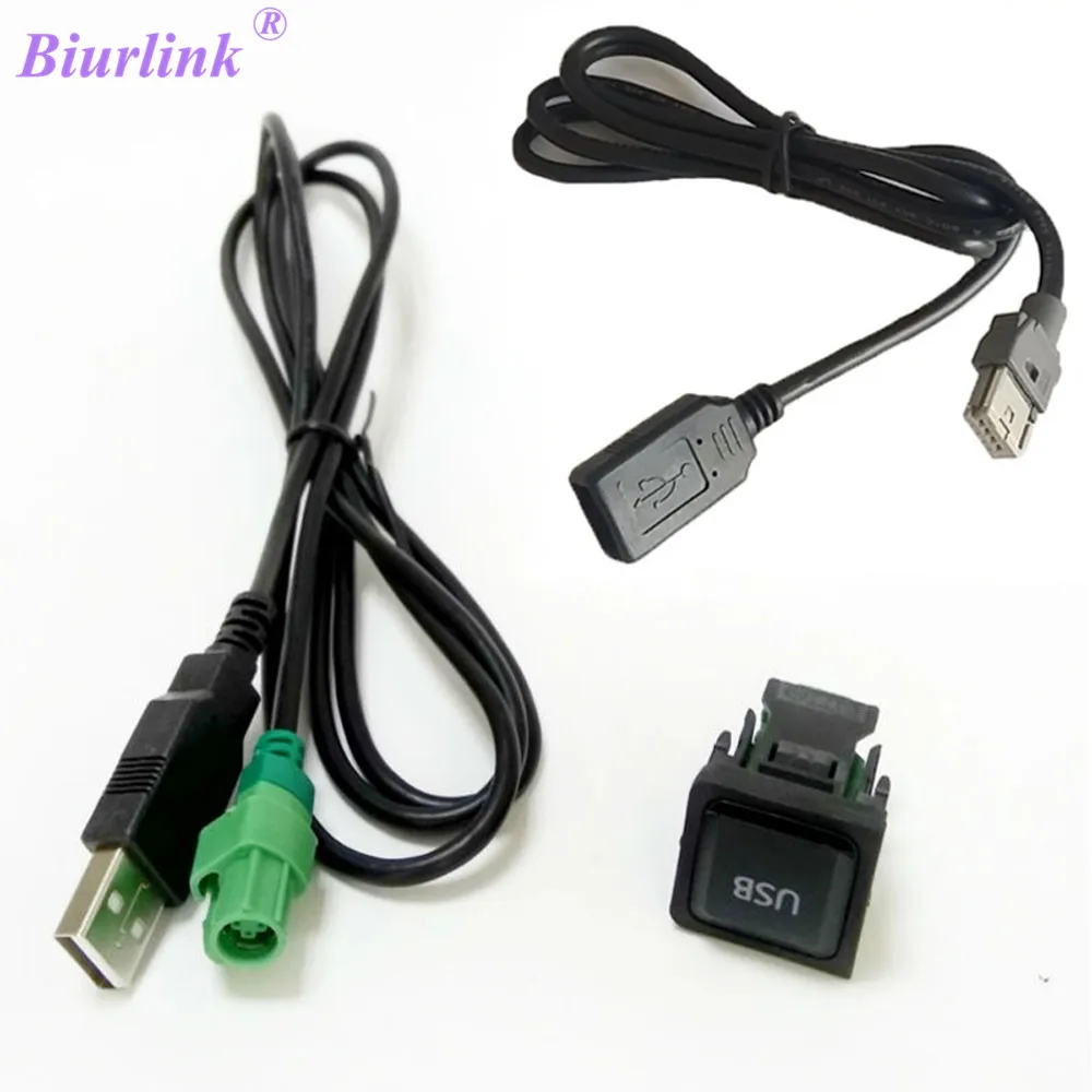 Автомобильный радиоприемник Biurlink RD9 RD43 RD45 USB Кабель адаптер для Peugeot 307 308 407 408 507|rd43