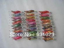 Senhor polvo deputado polvo, 15 peças 1.5 #, lula, gancho de lula, isca de pesca, cor aleatória misturada, 6cm,4g