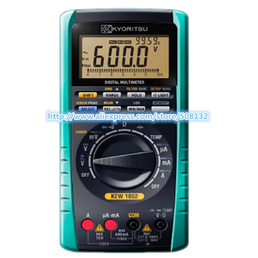 

KYORITSU 1052 Digital Multimeter 6000 counts/True-RMS / data internal memory