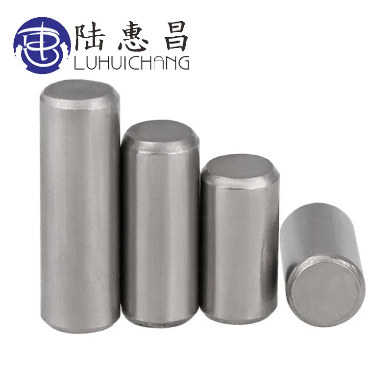 

M8 304 Stainless Steel Round Cylindrical Pin Parallel Locating Solid Straight Retaining Dowel Rod Fasten Retaining Pins
