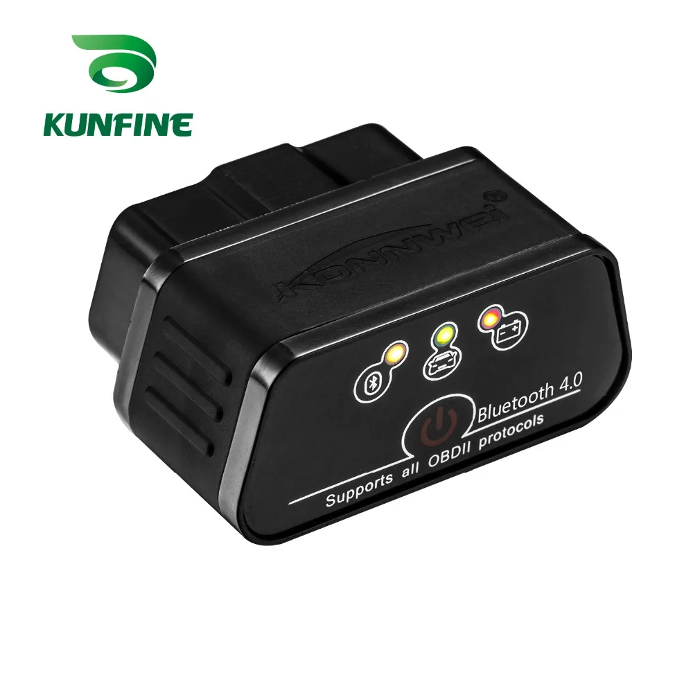 

KUNFINE KW903 4.0 Bluetooth for IOS system ODB2 II Diagnostic Code Scanner Reader ELM327 5 Colors to choose