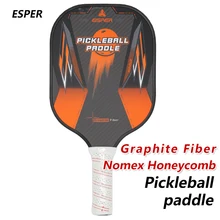 

Esper Yellow Pickleball Paddle Fiber-3k Woven Face Nomex Honeycomb Graphite Carbon Fiber Lightweight For Professional Powerfull