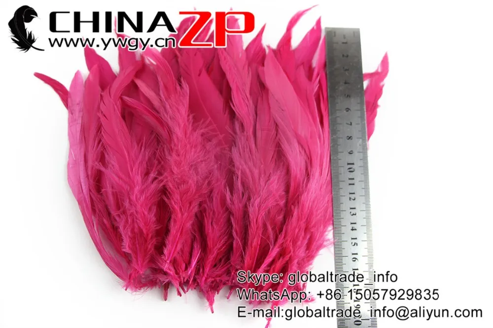 rooster coque feathers -Hot Pink (3)