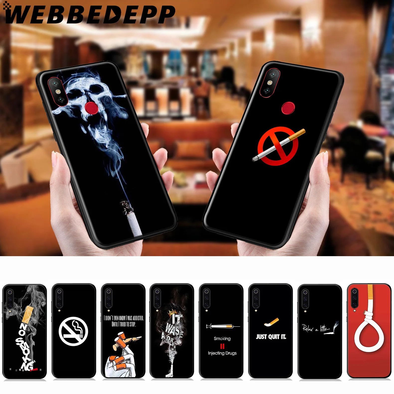 WEBBEDEPP мягкий чехол для сигарет Xiaomi Mi 9T 9 8 SE 6 A1 A2 A3 Lite MiA1 MiA2 MiA3 F1 MAX 3 Mi8 CC9E CC9 |