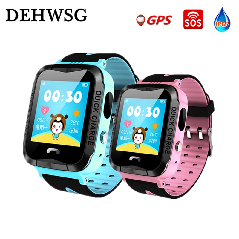 

GPS Smart Watch VG6 Smart baby watch IP68 waterproof with camera SOS Call Location LED flashlight SIM Card smartwatch PK Q90 Q50