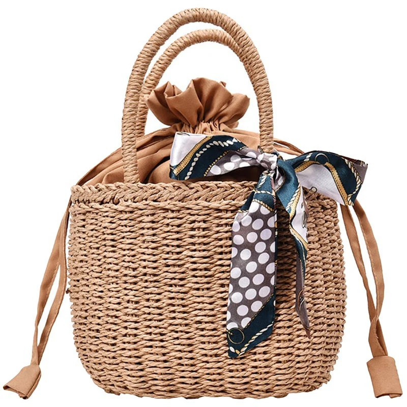 Summer Handmade Wallet Ladies Handbag Woven Handbag Ladies Small Packaging Rattan Bag