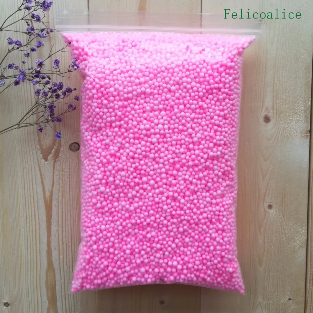 Bolas de Neve Acessórios de Partículas de Lama Contas de Espuma para Enchimento para Faça Bolsa Faça Você Mesmo Lodo Pequeno Minúsculo Suprimentos 2 Floam -4mm 250 g - 15 Minúsculo Contas De Espuma Para Enchimento Para DIY Suprimentos 2 Floam -4mm