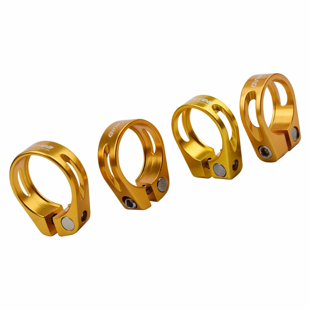 New Uno MTB Bicycle Bike CNC Alloy Seat Post Clamp 28.6mm Gold
