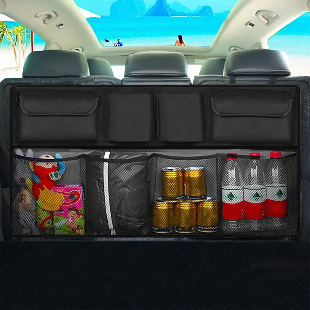 Goede 1 st Universele Oxford Doek Auto Achterbank Opbergdoos Auto Achterbank Kofferbak Organizer Pocket Houder Auto accessoires Interieur Onderdelen