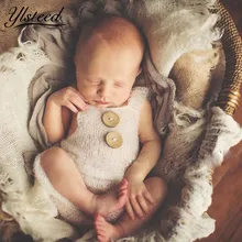 Реквизит для новорожденных; мягкий мохеровый костюм для маленьких мальчиков и девочек; детский трикотажный комбинезон на пуговицах; Детский реквизит; аксессуары для фотографирования новорожденных