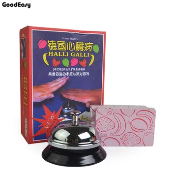 

Halli Galli playing Cards Board Game pokers Fruity Extreme Version with Metal Bell Table Game For Family Party Indoor Game 1deck