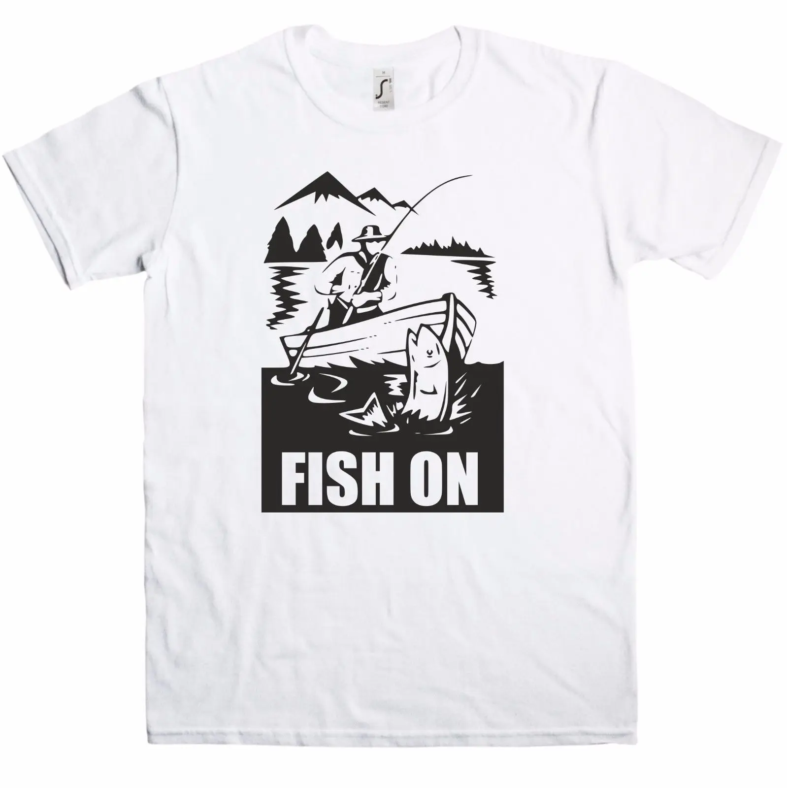 Mens T Shirts Fashion 2019 Men/Men Harajuku Hip Hop Brand Fish Up' T-Shirt - Fisher, Sporter urban T Shirts