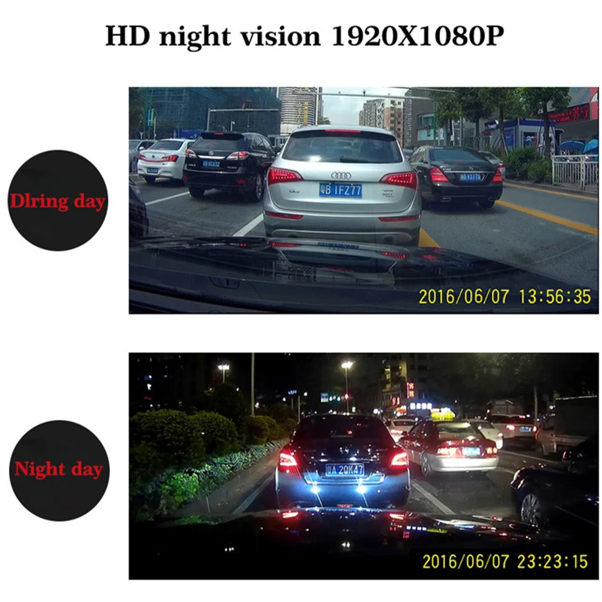  YESSUN Car DVR Driving Video Recorder HD 1080P For Smart Fortwo - Front Dash Camera Not Rear Back C