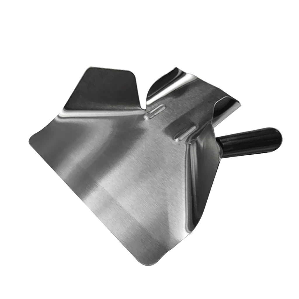 Stainless Steel Chip Scoop Food French Fries Popcorn Shovel Fry Scoop Bagger Single / Double Handle