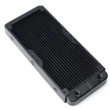 Enfriador de agua 18 Tubos de Intercambiador de Calor de la CPU Del Disipador de Calor 240 MM De Aluminio Del Radiador Del Ordenador Radiador de Enfriamiento de Agua Para El Ordenador Portátil de Escritorio